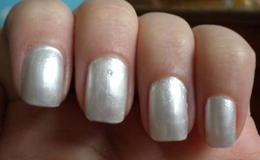 Test - Nagellack Pinkmelon - Maybelline 77 Professional Forever Jade Farbe: Strong - White Nagellack, Pearly