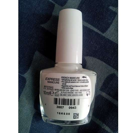 Test - Nagelhärter - Manicure French - (New Express 04 York) Farbe: Manicure, Maybelline Jade Blanc Pinkmelon