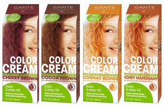 Test - Coloration - Farbe: SANTE Pinkmelon 100% Naturrot - Pflanzen-Haarfarbe