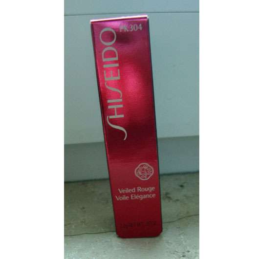Test Lippenstift Shiseido Veiled Rouge Farbe Pk304 Skyglow Testbericht Von La Principessa